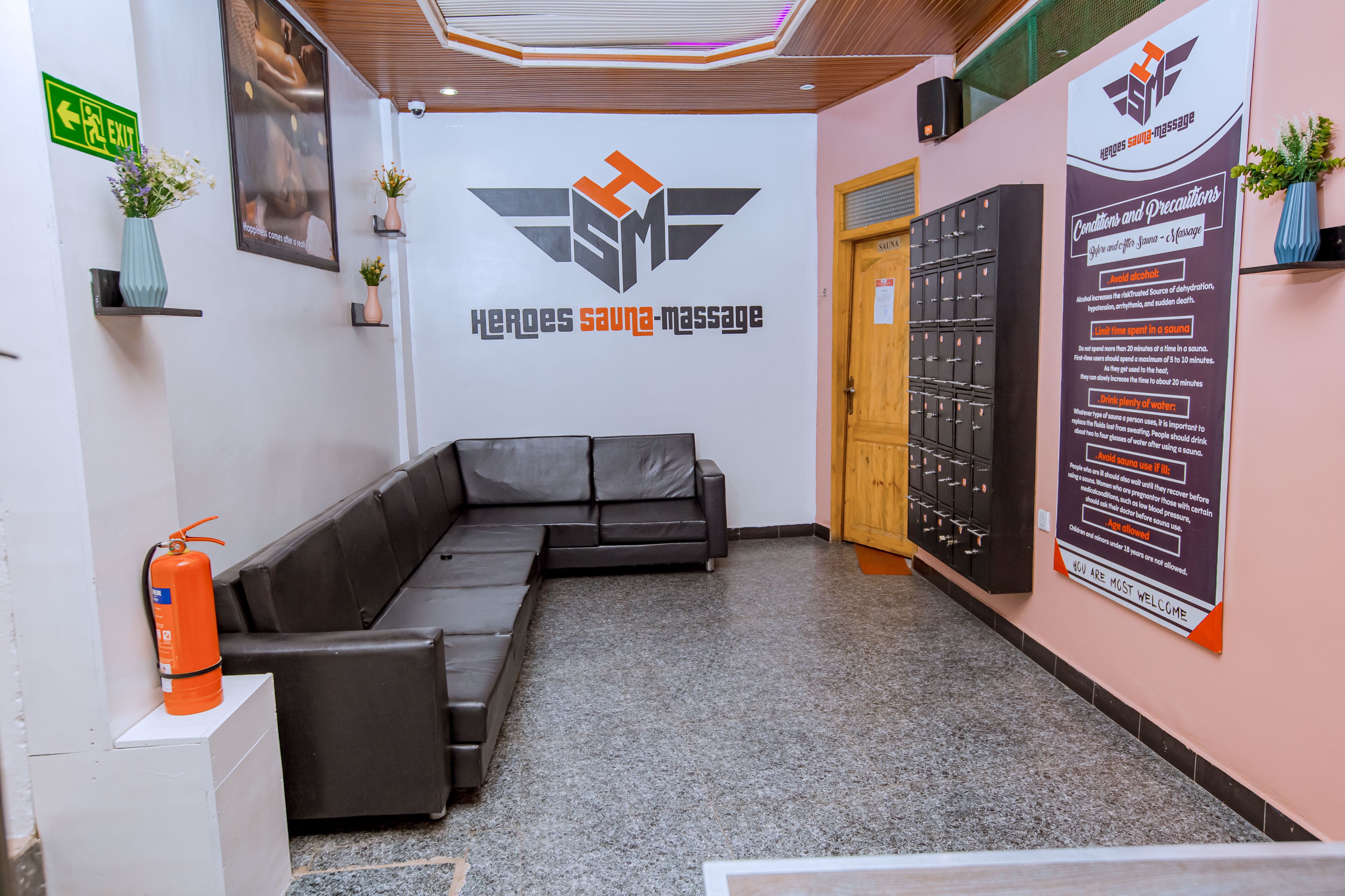Massage therapy at Heroes Sauna and Massage