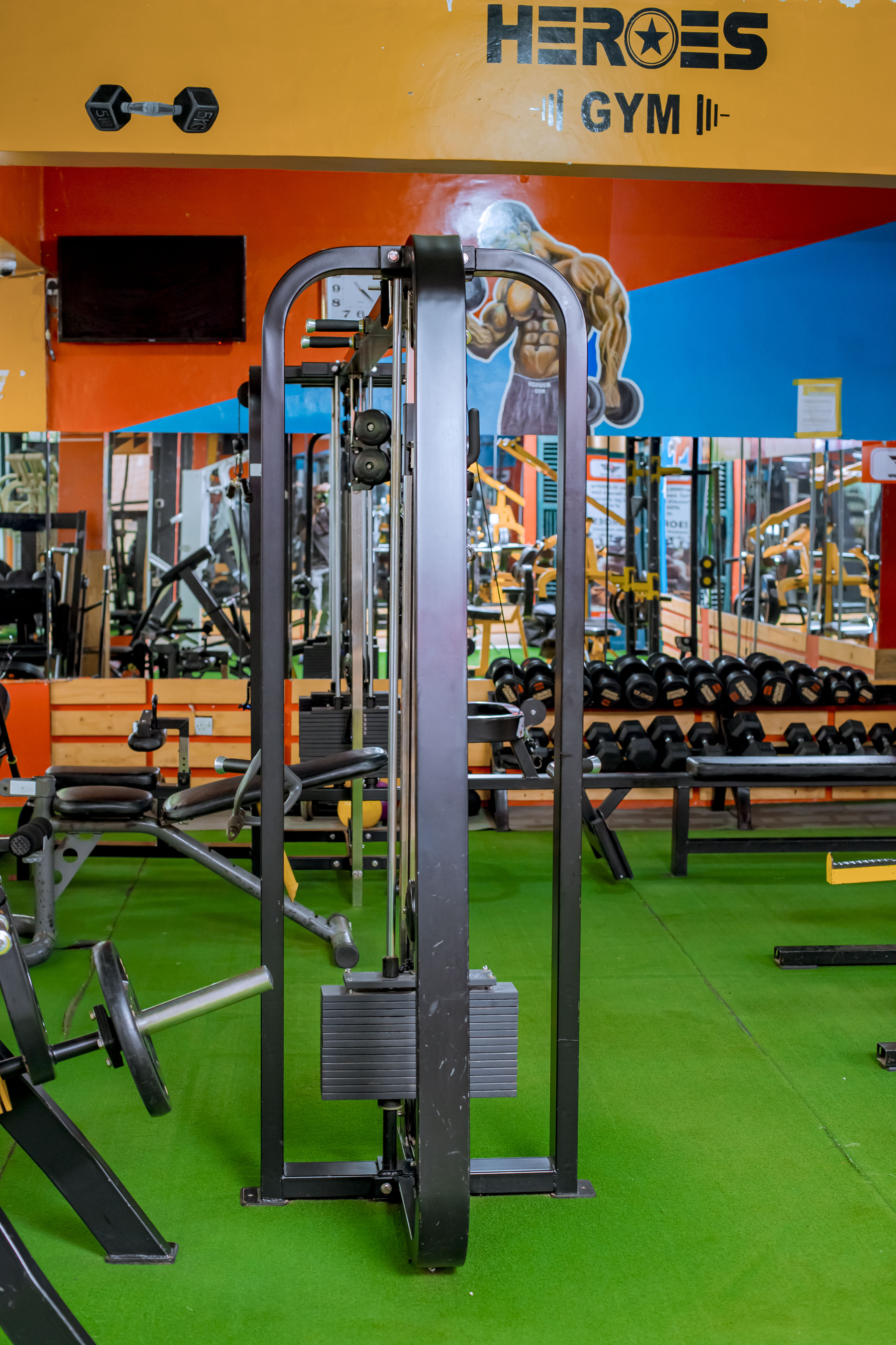 Training at Heroes Gym